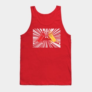 Ketchup and Mustard Fused Tank Top